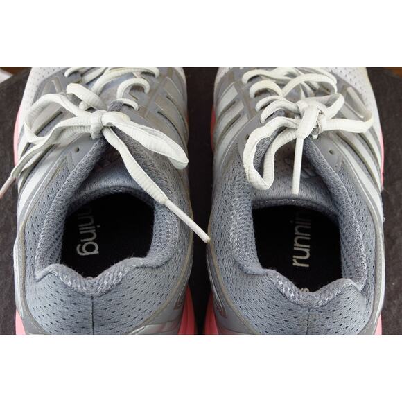 adidas Women Size 8 M Gray Running Mesh 113050397‎ - Picture 6 of 10